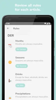 Der Die Das - German Articles android App screenshot 0